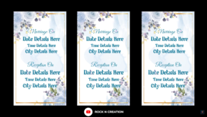 Floral || Wedding Invitation Video || Save the Date || Marriage Invitation ||