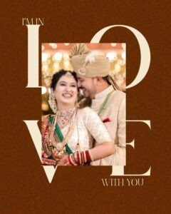Instagram Wedding Post PSD Free Download